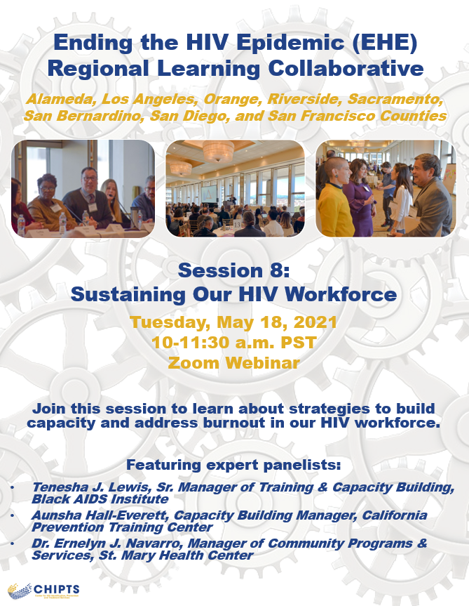 EHE regional learning collaborative session 8: Sustaining Our HIV Workforce