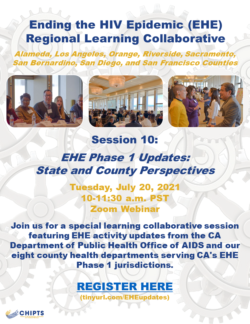 EHE regional learning collaborative session 10 - EHE Phase 1 Updates: State and County Perspectives