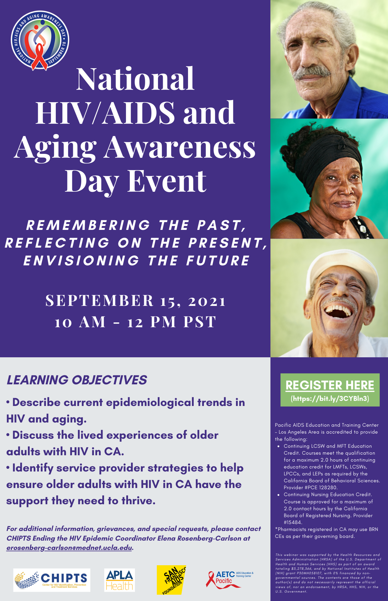 HIV and Aging Awareness Day Event