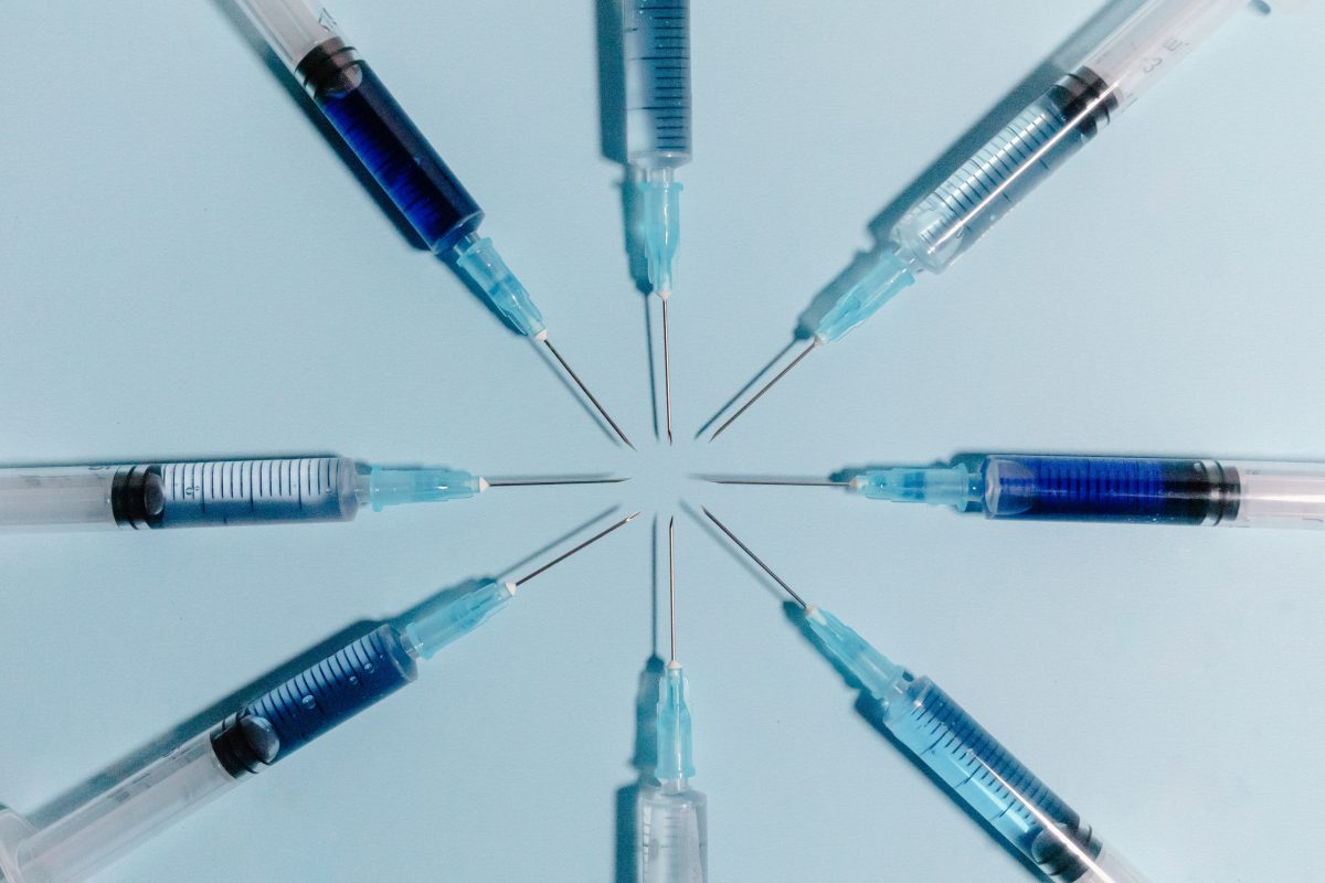 Group of syringes