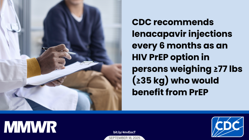 CDC Recommends New Injectable HIV PrEP banner
